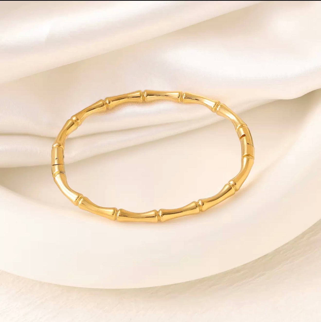 Bamboo Style Bangle