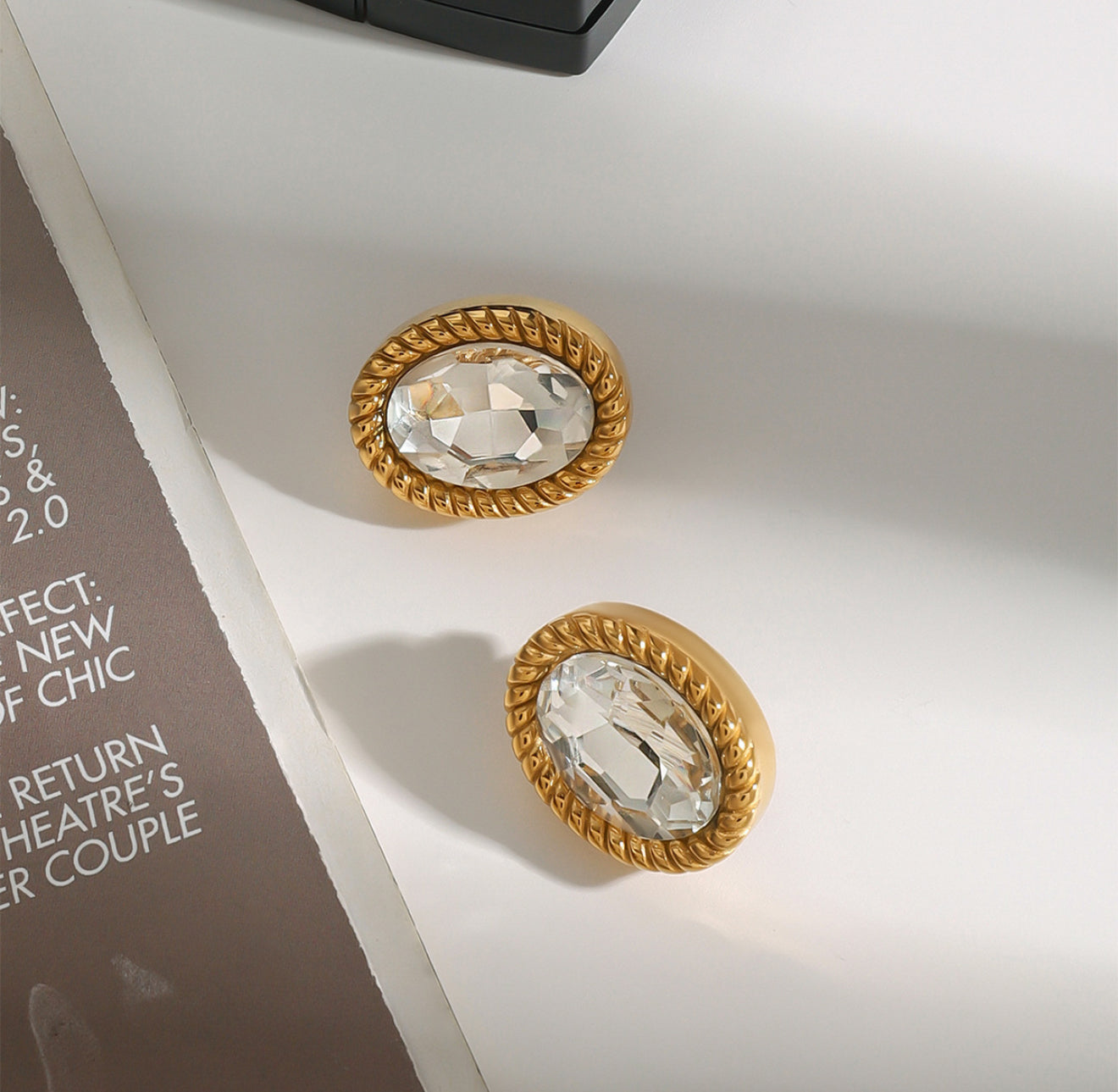 Vintage Crystal Studs