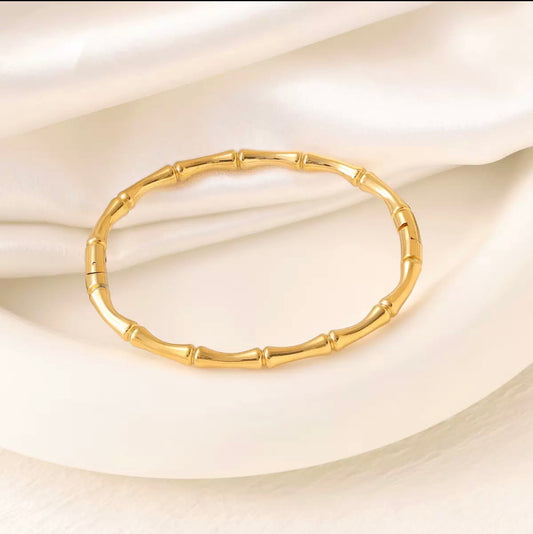 Bamboo Style Bangle