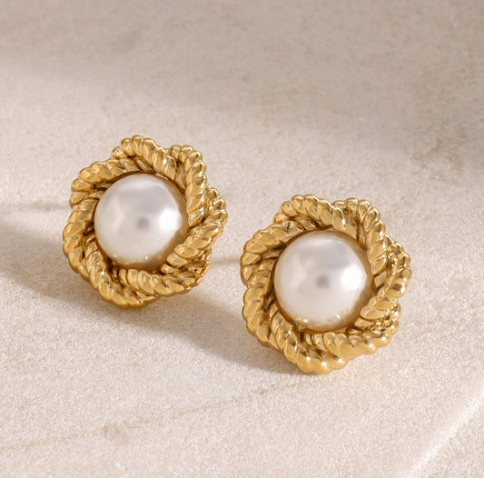 Classic Pearl Studs