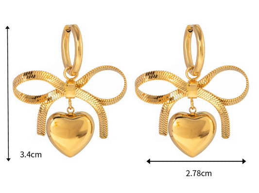 Ribbon Bow Earrings
