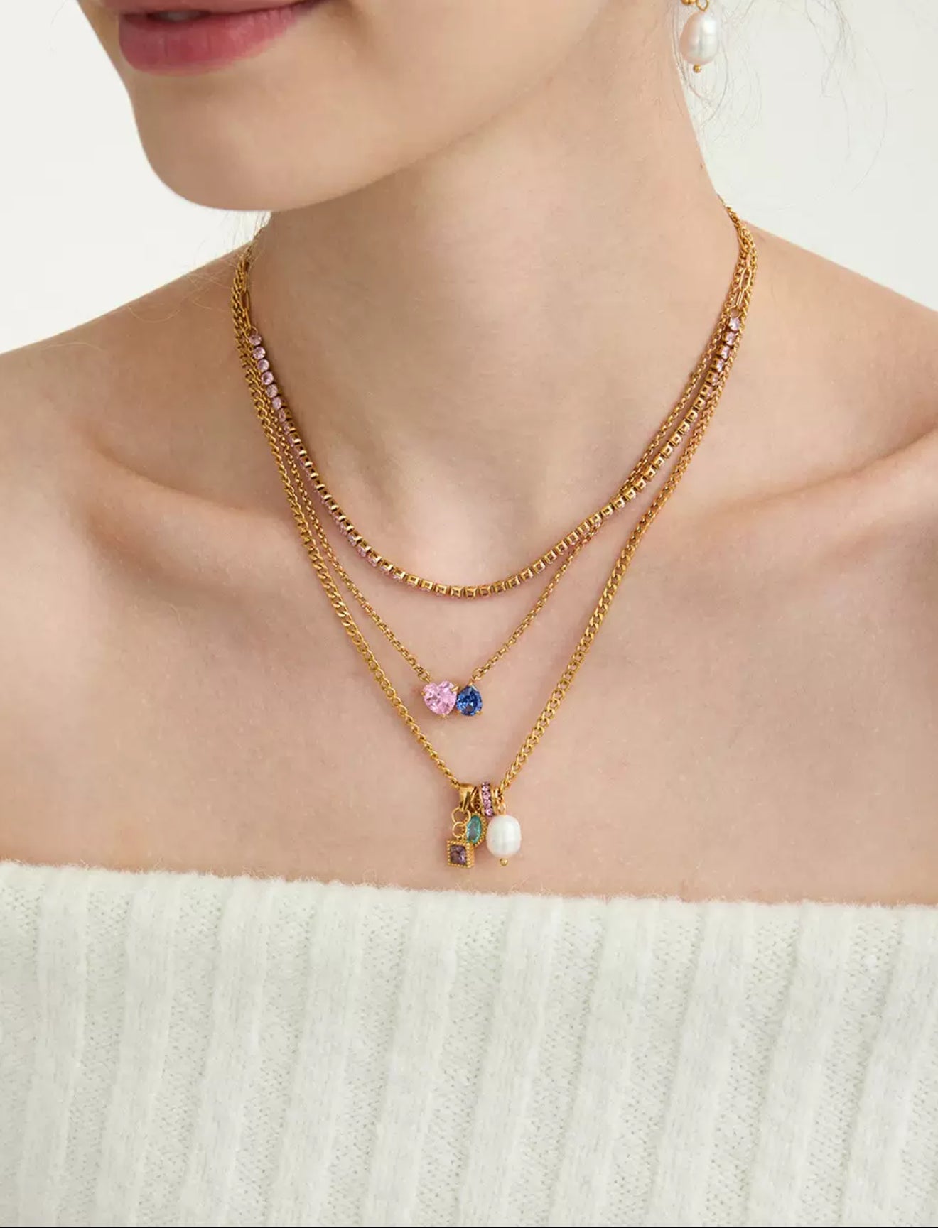 Ocean Pearl Necklace