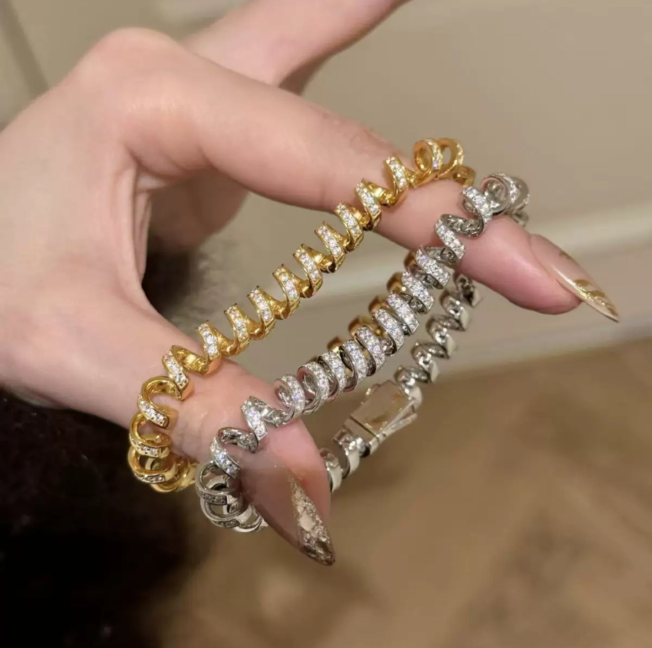Crystal Wired Bracelet