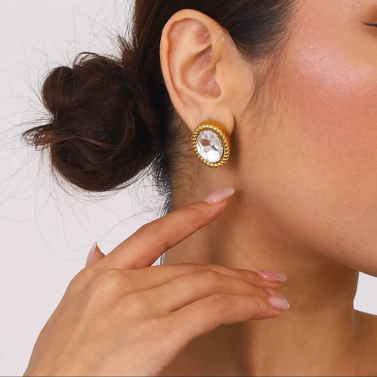 Vintage Crystal Studs